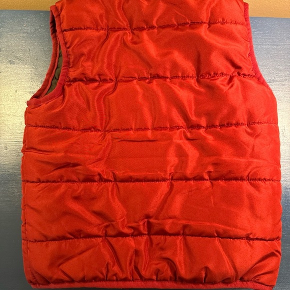 Timberland Toddlers Kids Red Burnt Orange Dark Red  Outdoor Puffer Vest Size 3T - Picture 2 of 6